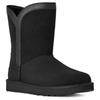 UGG Classic Novelty Short Mid Calf Snow Boots Women's Black Sneakers 1174515-BLK