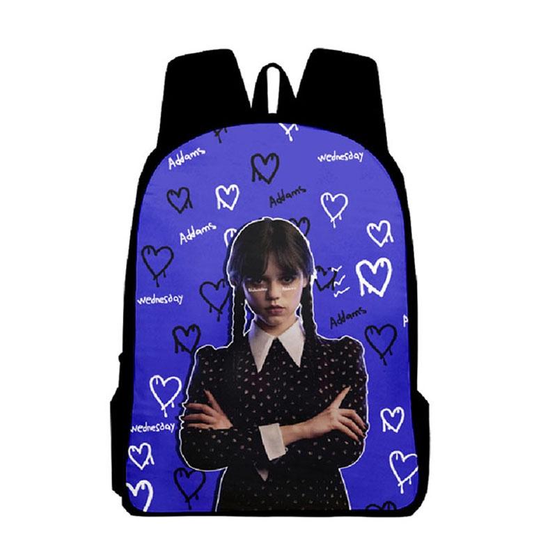 Wednesday Addams Backpack Lunch Bag Pencil Pouch For School Gift