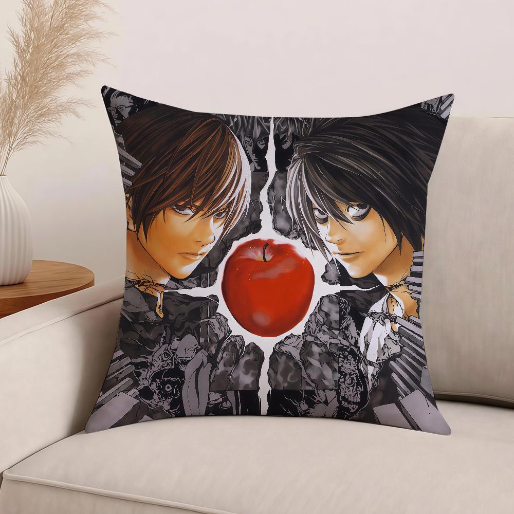 Аниме Тетрадь смерти Наволочка Офисные подушки Подходит для дивана Автомобиля Спальни Декоративная наволочка 30cm x 30cm
