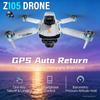 New Z105 Drone 4K Professional HD Dual Camera Optical Flow Positioning Photography Brushless Foldable Large Screen RC Quadcopter