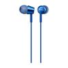 Sony MDR-EX155 Wired Earphones: In-Ear Type, Blue (MDR-EX155 LI)