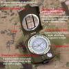 Military Compass, Hiking Compass with Carrying Bag, Professional Multifunction Waterproof and Waterproof Navigation Compass for Camping Hiking Geology