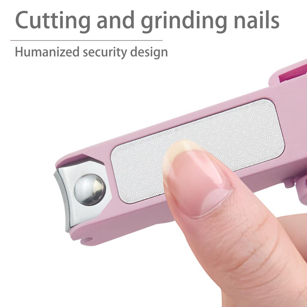 Nail Clippers Nail With Magnifying Glass Portable Easy Grip Beauty Nail Tool Toenail Scissors Nail Cutter For Seniors,