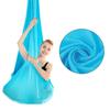 2.8x1m 9.2x3.3ft Durable Elastic Aerial Yoga Hammock Swing Fitness Training Accessory Sky Blue