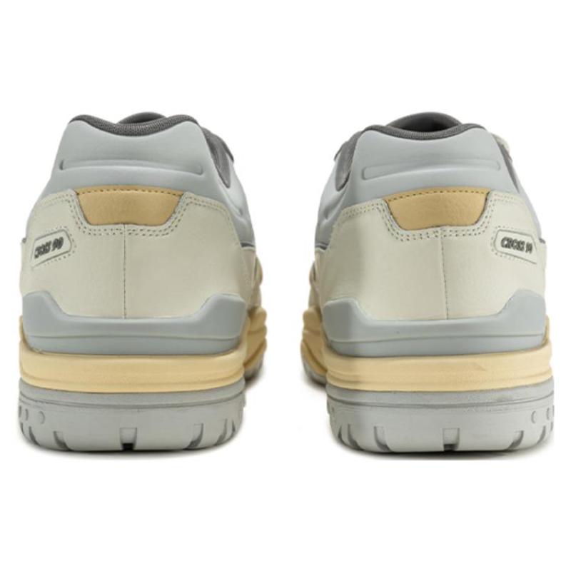 SAUCONY Cross 90 Anti-Slip Wear-Resistant Low-Top Skateboard Shoes Unisex White Gray Saucony S79035-19