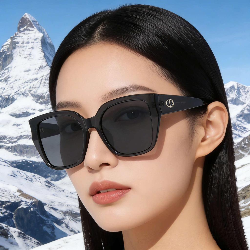 KAJILA 2026 European Fashion Square Frame Polarized Sunglasses for Women - Trendy & Versatile Sun Protection