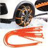 22pcs Car Tire Anti-Skid Chains, Snow Chains, Winter Anti-Skid Tire Straps, Car Outdoor Snow Anti-Skid Chains Emergency Pa