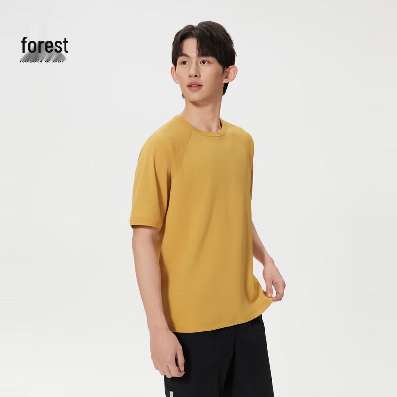 KOLON SPORT Unisex Waffelstrick UPF50+ Kurzarm-T-Shirt