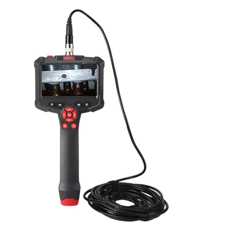 Industrial Endoscope, Borescope Inspection Camera, IP67 Waterproof Camera, Sewer Camera with 8 LED Light