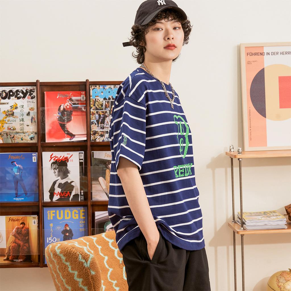 New MLB SS23 T-Shirt Unisex Navy Blue 3ATSB3033-43NYS