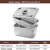 Rectangular Stone Draining Tray with Solid Basin & Lid Set
