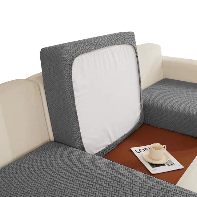 Sofa Seat Cushion Cover Elastic Thick Jacquard Sofa Seat Cover Sofa Cushion Cover L Shaped Sofa Cover