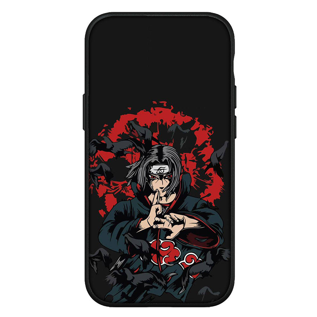 Cover for iPhone 16 15 Xiaomi Redmi Note 14 13 12 11 Pro Max 16e Samsung Galaxy S25 S24 S23 Moto OPPO Huawei Itachi Uchiha Akatsuki Naruto Phone Case