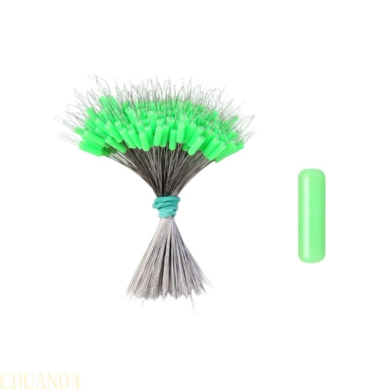A1A2 300Pcs Silicone Fishing Oval/Cylinder Float Stop Stoppers Fishing Float Fishing Bobbers Fishing Tackle Accessories
