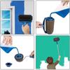 6-Piece Multifunctional Paint Roller Angle Brush Handle Tool Wall Paint Roll DIY Home Easy To Operate Paint Brush