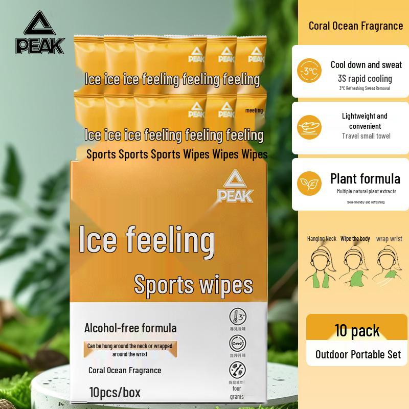 PEAK Coral Ocean Scent Wet Wipes