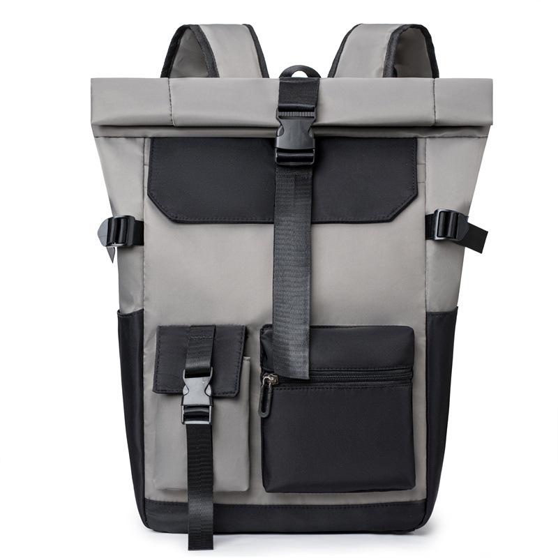 

Men s Large Capacity Casual Travel & Fitness Laptop Backpack for Students темно-сірий