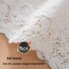 Versatile Mid-Length Lace Skirt: Year-Round Elastic Waist Skirt for Modest Coverage