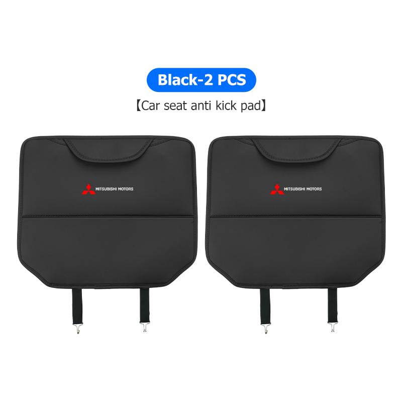 Car Seat Anti Kick Mats Back Storage Half Pack Anti Kick Mats Accessories For Mitsubishi Lancer ASX Pajero Mirage Attrage WJ4
