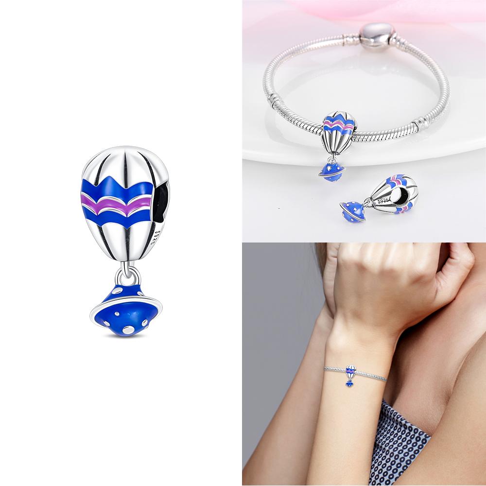 Copper Blue Heart Game Console Camera Football T-Shirt Charm For Original Bracelet Woman Girl Jewelry