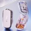 Portable Pill Cutter and Divider, Suitable for Small and Micro Tablets, Precisely Aligns Tablets, Accurately and Evenly Divides Into Half, Thirds