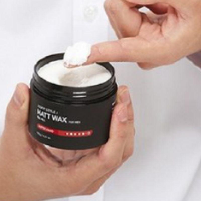 J.SOOP Style J for Men Hard Matte Wax 120g – Strong Hold & Matte Finish Hair Styling Wax