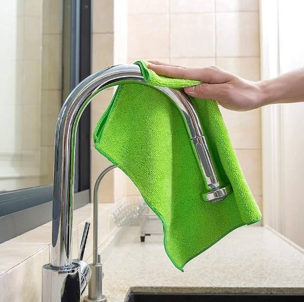 Set of Colorful Microfiber Cloths - 10 Pieces!