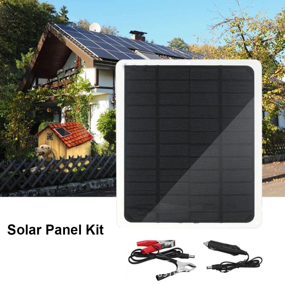 Versatile Power Source Solar Battery Trickle Charger Solar Charger Panel Electronic Devices