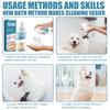 Yegbong Pet Dry Shampoo No Rinse Waterless Wash for Cats Dogs Odor Removal Hair Care Deshedding Dense Comb Gloves Cleaning Kit