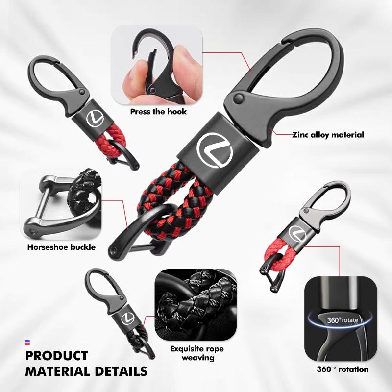 For Lexus Luxury Men Women Metal Key Chain Fashion Keychain Key Ring Holder RX350 IS250 CT200h ES250 ES300h NX300h IS200 GS300 JU5