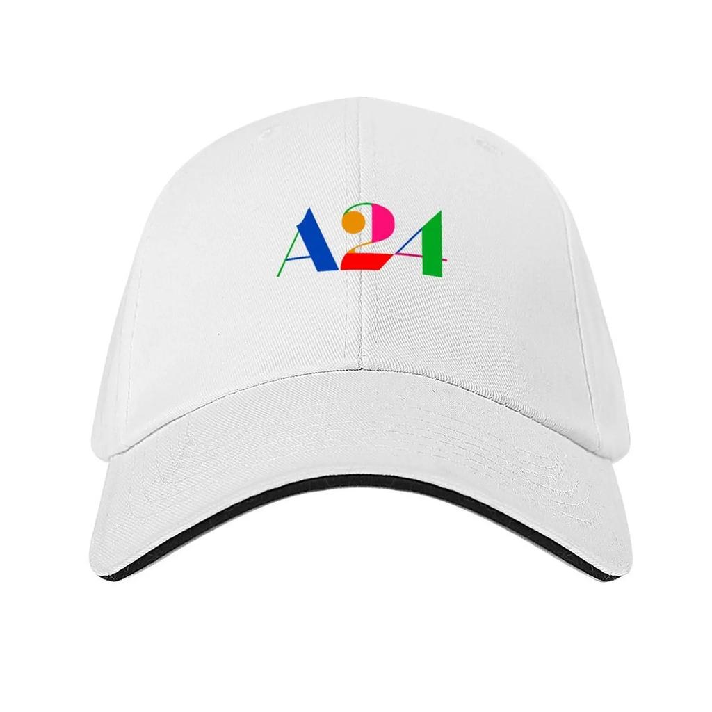 A24 Colors logo Baseball Cap Winter hat Ball Cap Streetwear Beach Bag For Unisex Women's