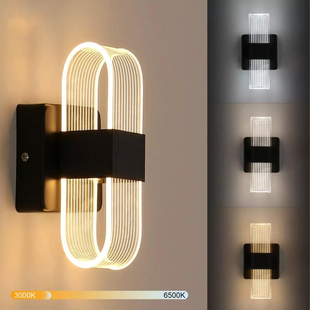 Acrylic Light Guide LED Wall Lights Modern Wall Light Decor for Living Room Bedroom