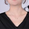 Exquisite Freshwater Pearl Pendant on S925 Sterling Silver Snake Chain Necklace