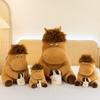 Pony Plush Toy Stuffed Animal Money Pattern Bag Horse Doll Throw Gift Pillow