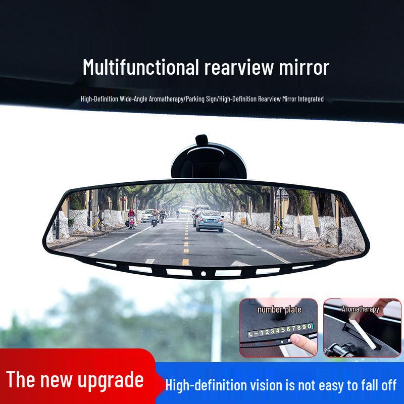 High-Definition Rearview Suction Cup Mirror for Tricycles – Blind Spot and Reverse Assistance