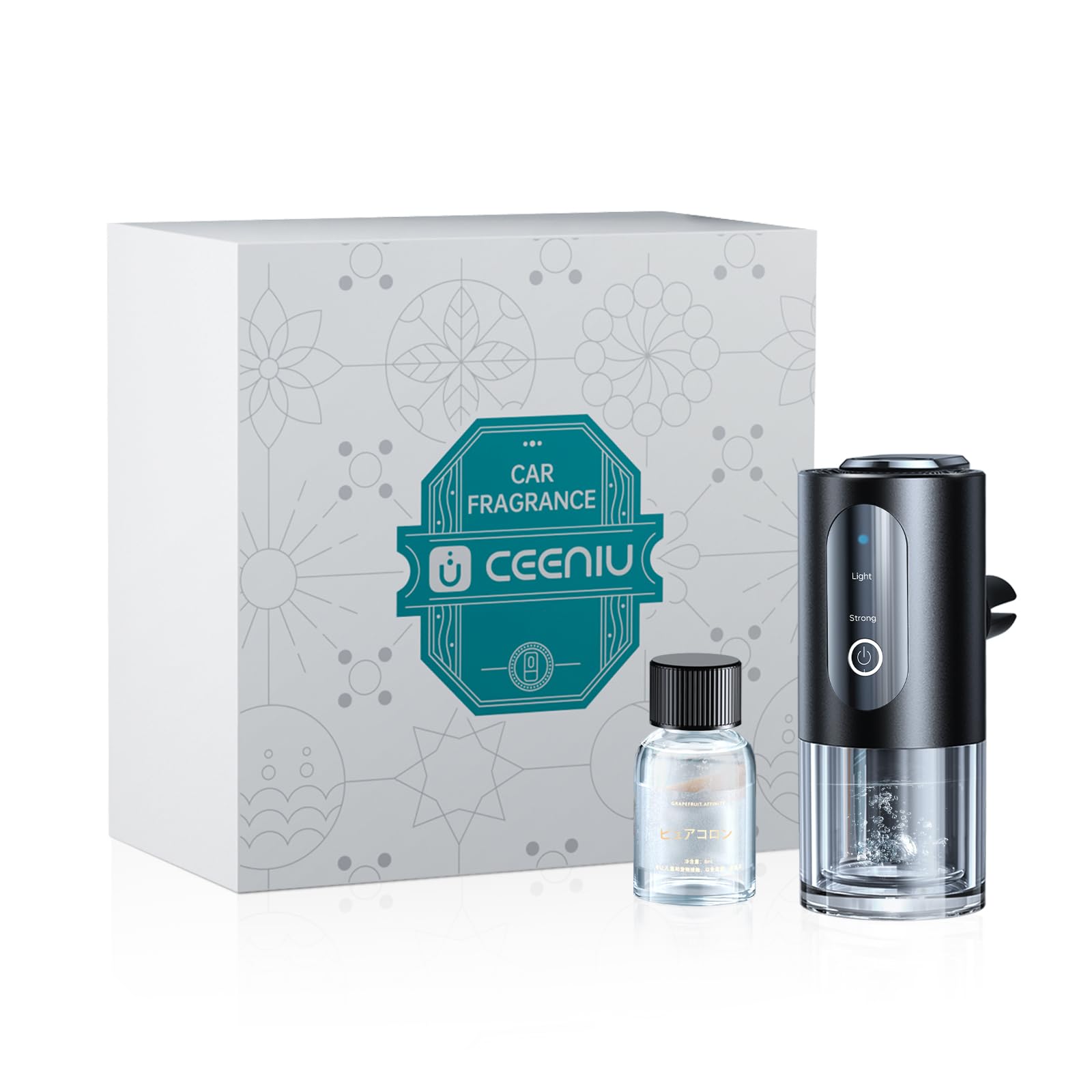 

CEENIU F39 Car Aroma , Ultrasonic Atomization, Silent, Long Lasting , Air usually