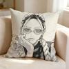GGokurakugai Anime MMichiru SSaotome  Pillow Case Square DoubleSided Sofa Cushion Cover Bedroom Bedside Pillow