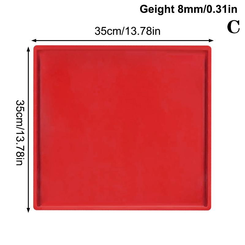 1 st Multifunktionell Silikon Tårtrulle Matta Non-Stick Bakplåt Bricka Form Målad Pad Konditori Schweizisk Rulle Bakform Verktyg