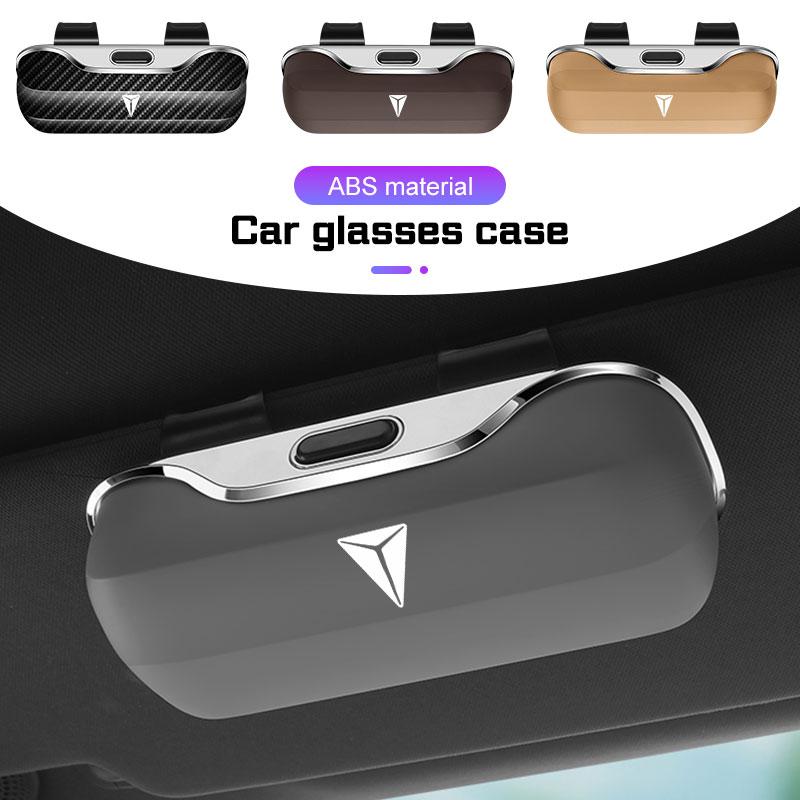 Car Visor Glasses Box Portable For Changan Deepal S7 S07 SL03 S05 G318 S09 Auto Sunglasses Holder Eyeglasses Case Car Accessries