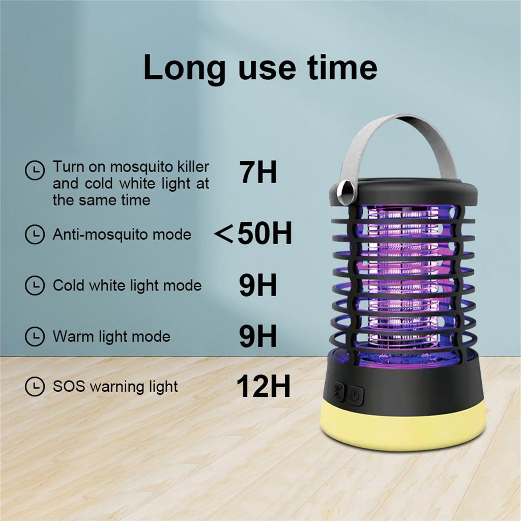 Outdoor LED Mosquito Lamp Electric Mosquito Lamp, USB Multifunctional Mosquito Lamp