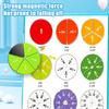 1 Set Magnetic Fraction Tiles Circles Percentage Decimal Fraction Learning Math Manipulatives