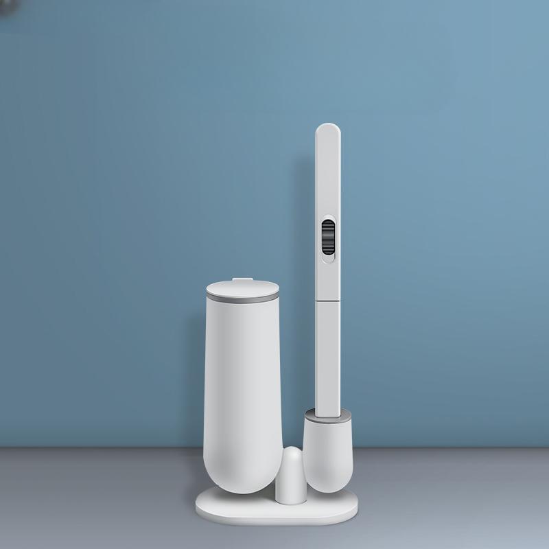 Curățător de Lux Perii de Toaletă de Unică Folosință Multifuncționale Utile de Uz Casnic Perie de Toaletă Albă Piarwc Perie Reîncărcabilă Perii de Baie Accesorii