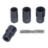 5Pcs Lug Nut Socket Set Convenient Efficient High Hardness Durable Twist Socket Set for Worn Rusty