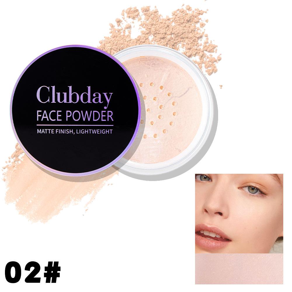 Matte Concealer Grooming Powder Facial Sweatproof No Makeup Control Oil Setting Loose Powder