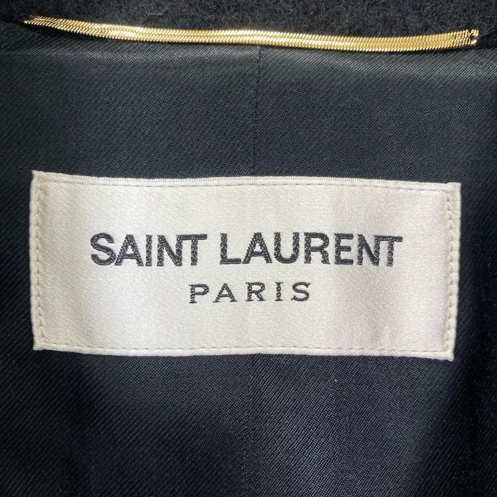 SAINT LAURENT PARIS [Domestic regular] 364425 Wool Chester coat 34 blackUsed