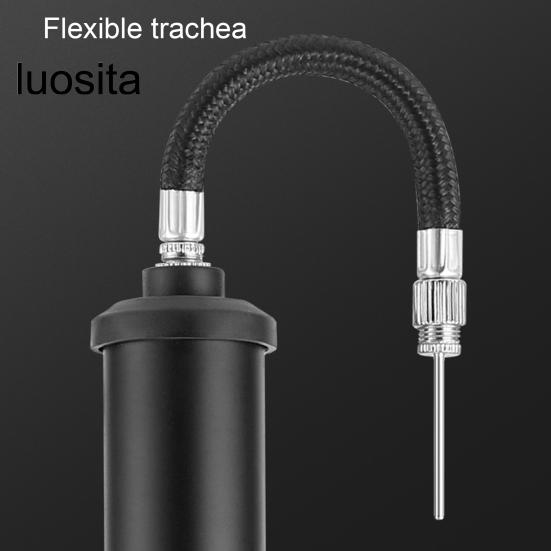 Pompka do piłek sportowych, dysza obrotowa, uchwyt w kształcie litery T, wąż przedłużający pompki do piłek, ręczna pompa wysokociśnieniowa, inflator typu push-pull