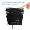 Senlo Headlights Rocker Switch 7 PIN ON-ON-OFF High Low Beam Rocker Switch with Wires for Fog Light for Car UTV Truck RV Trailer Battery Switches5