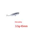 Zig-Zag Surface Popper Minnow Lure 3.5g 4.5cm for Bass Fishing