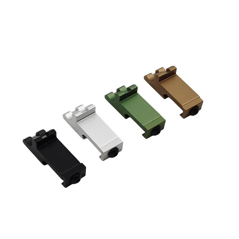 45 Degree Inclined Rail Flashlight Dd/Pro/Kac Machine Sight Side Rail Adapter 20Mm Aluminum Alloy
