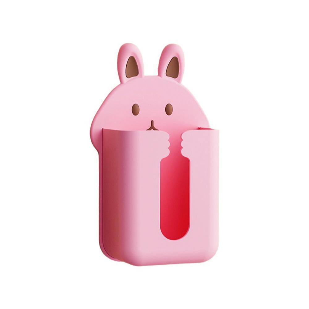 Rechteckige Papier-Schubladenschachtel Kunststoff-Handtuchaufbewahrungsbox Zarte Cartoon-Kaninchen-Taschentuchbox Küche